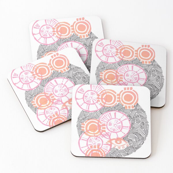 Item preview, Peach and Pink Circles designed and sold by LauraKozdra.