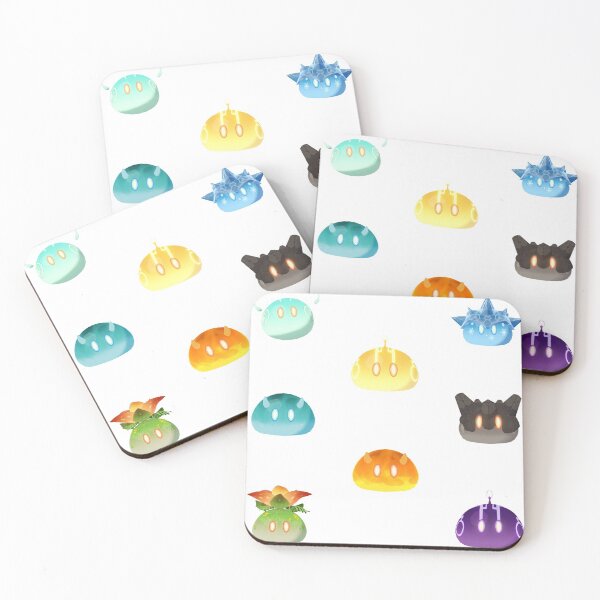 Item preview, Slimes - Genshin Impact designed and sold by Aka-Hanako.