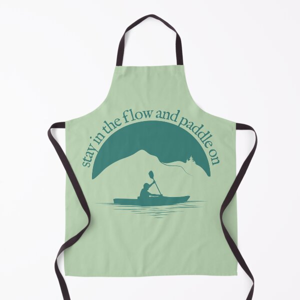 Item preview, Kayaking - Stay In The Flow And Paddle On - Green - 04 designed and sold by serenaking.