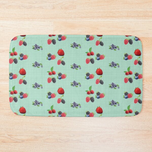Item preview, Juicy Fruit Collage. Colorful Berries - Strawberries, Blueberries, Blackberries, Raspberries designed and sold by silviaol.