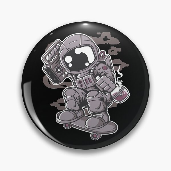 Item preview, Astroanut Skater Radio - Funny Outer Space Lovers designed and sold by Desteroids.