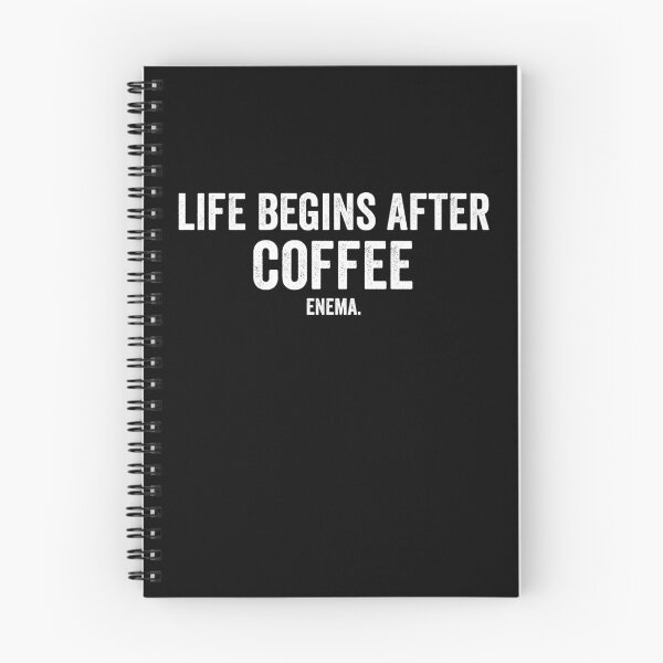 Item preview, Life Begins After Coffee Enema designed and sold by owliedesign.
