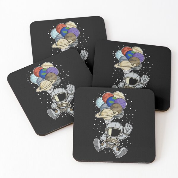 Item preview, Astronaut Baloon Planets - Funny Outer Space Lovers designed and sold by Desteroids.