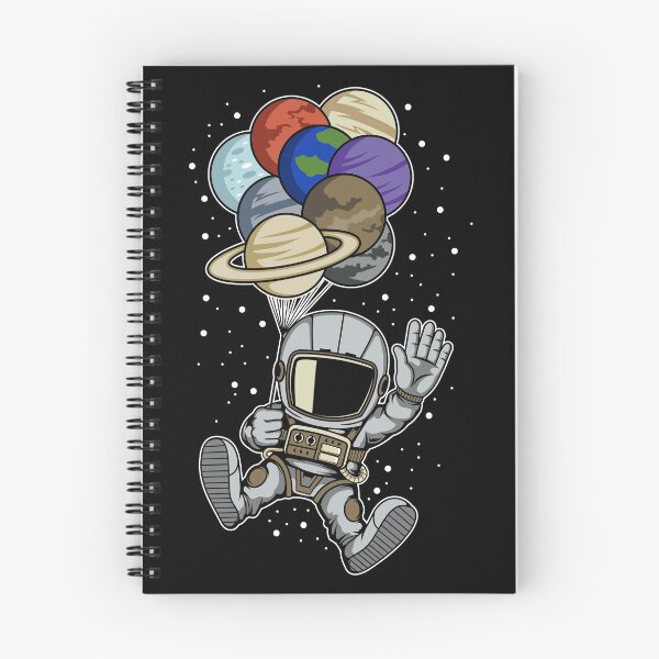 Item preview, Astronaut Baloon Planets - Funny Outer Space Lovers designed and sold by Desteroids.