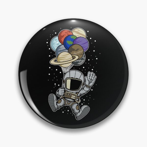Item preview, Astronaut Baloon Planets - Funny Outer Space Lovers designed and sold by Desteroids.
