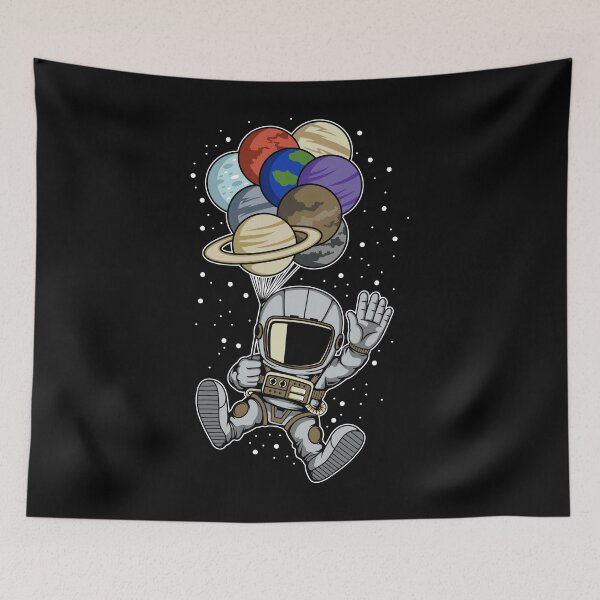Item preview, Astronaut Baloon Planets - Funny Outer Space Lovers designed and sold by Desteroids.