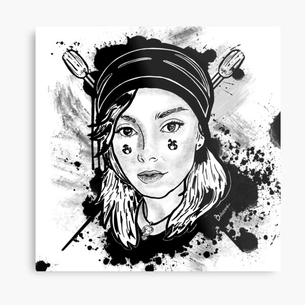 Batwomanda Metal Print