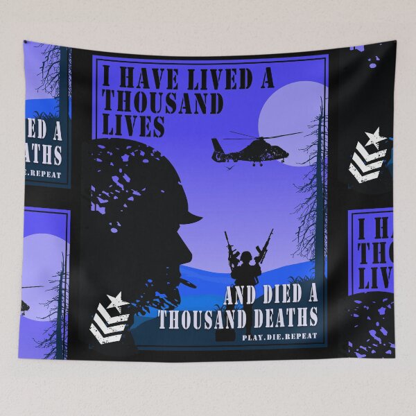 Item preview, Lived a Thousand Lives and Died a Thousand Deaths designed and sold by 133DandC.