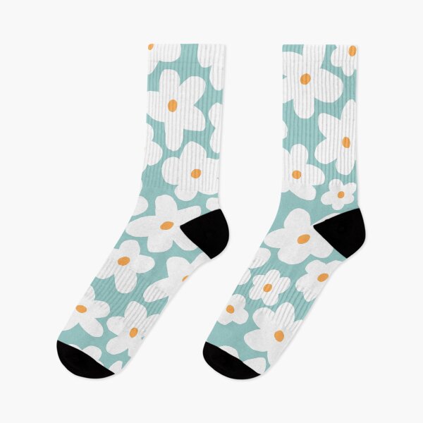 Item preview, Ditsy Bloom - teal designed and sold by Gale Switzer.