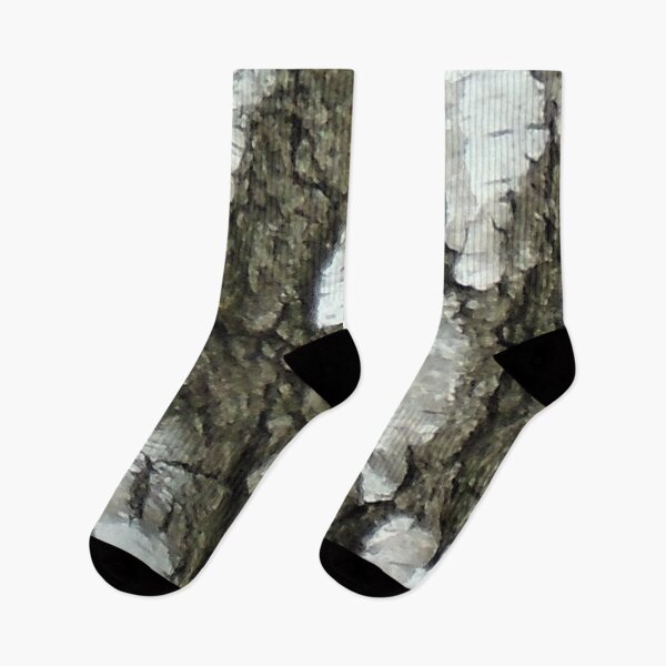 Item preview, Grey White Tree Bark Photo Fabric Pattern designed and sold by H3designs.