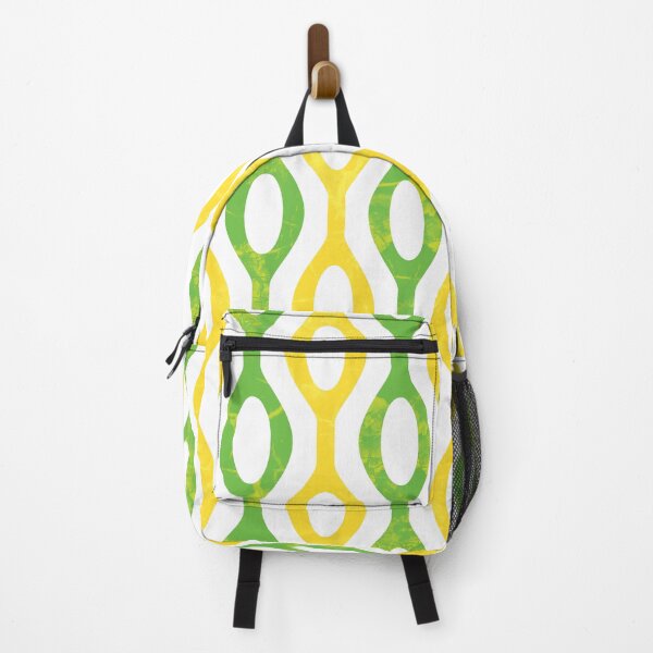 Item preview, Green yellow and white wavy line circular pattern designed and sold by BLMcreations.