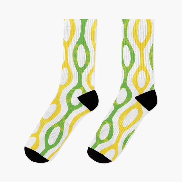 Item preview, Green yellow and white wavy line circular pattern designed and sold by BLMcreations.