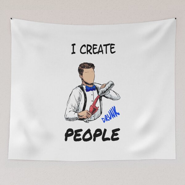 Item preview, I create drunk people designed and sold by saulmedia.