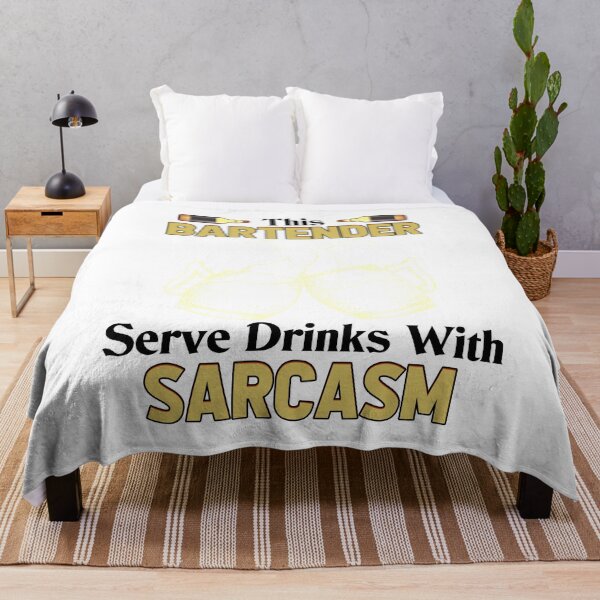 Item preview, This bartender serve drinks with sarcasm designed and sold by saulmedia.