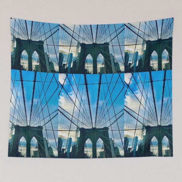 Item preview, brooklyn bridge at dusk designed and sold by WakeUpYourHome.
