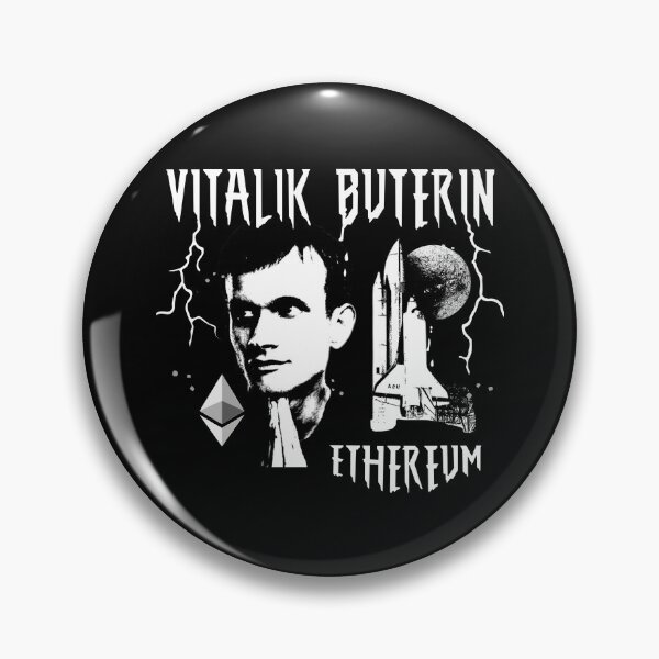 Item preview, Vitalik Buterin Eth Ethereum Ether Crypto Cryptocurrency Bitcoin Dogecoin Heavy Metal Rocker Inspired Funny Sarcastic HODL designed and sold by nomadique.