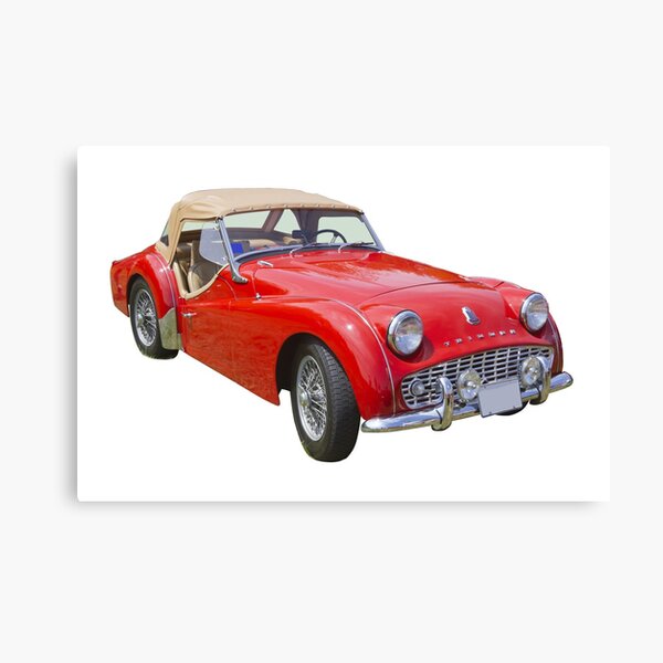 Item preview, 1957 Triumph TR3 Convertible Sports Car designed and sold by KWJphotoart.