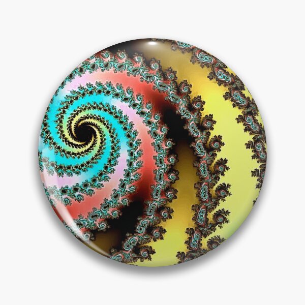 Item preview, Funky Spiral Pastel Rainbow Fractal designed and sold by SeaChangeDesign.