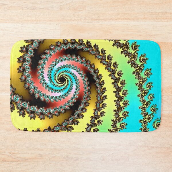 Item preview, Funky Spiral Pastel Rainbow Fractal designed and sold by SeaChangeDesign.