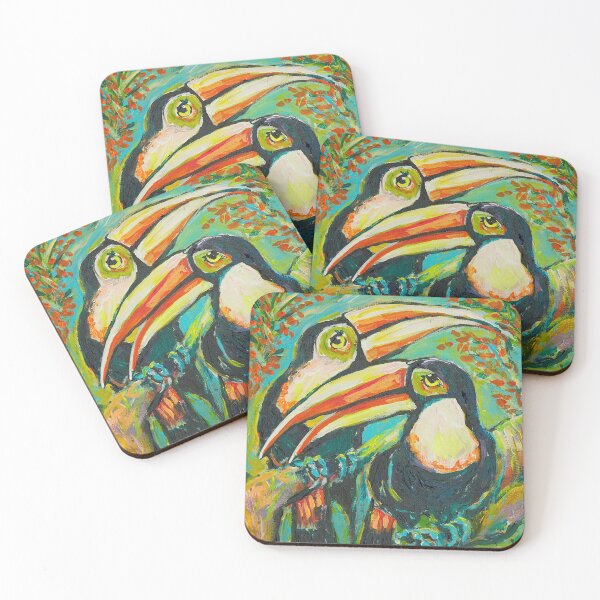Item preview, Ferdinand and Isabella Toucan designed and sold by vintagejoann.
