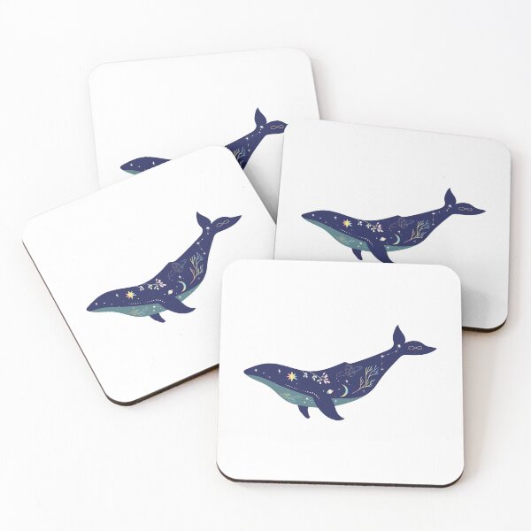 Item preview, Mystic Whale Silhouette cosmos humpback whale designed and sold by Starfoxart.