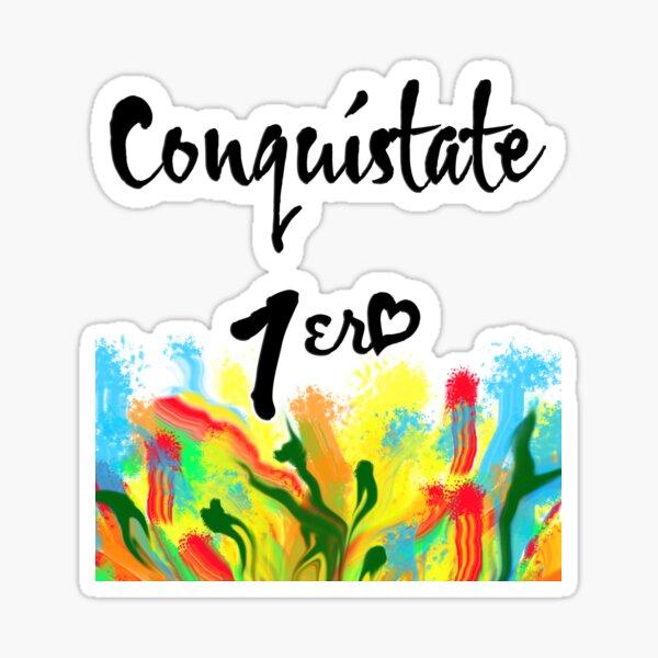 Conquistame Primero Pegatina