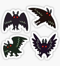 Mothman Stickers - Set of 4 Sticker