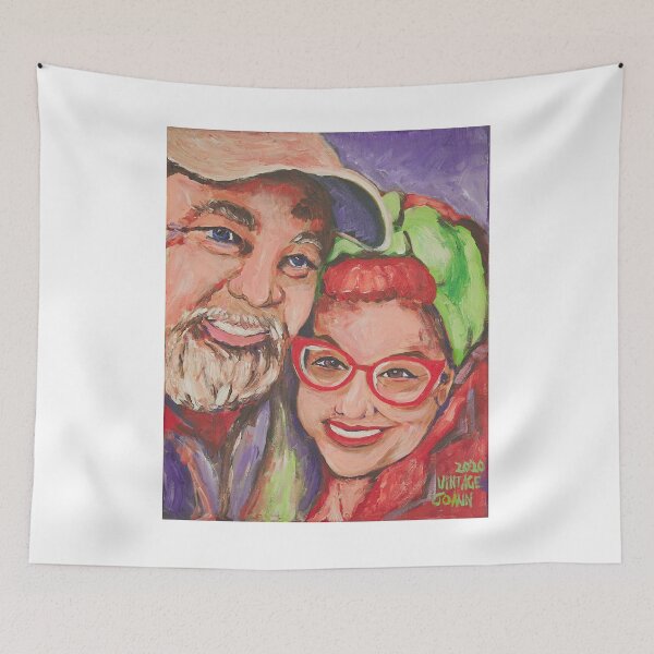 Item preview, Portrait of Vintage JoAnn, and Vintage spouse, Rick. designed and sold by vintagejoann.