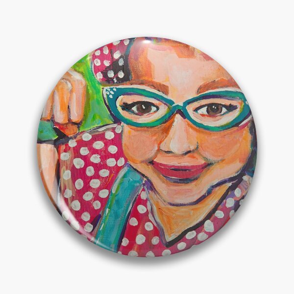 Item preview, Portrait of Vintage JoAnn( age 63)  as Rosie the Riveter. designed and sold by vintagejoann.