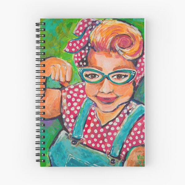 Item preview, Portrait of Vintage JoAnn( age 63)  as Rosie the Riveter. designed and sold by vintagejoann.