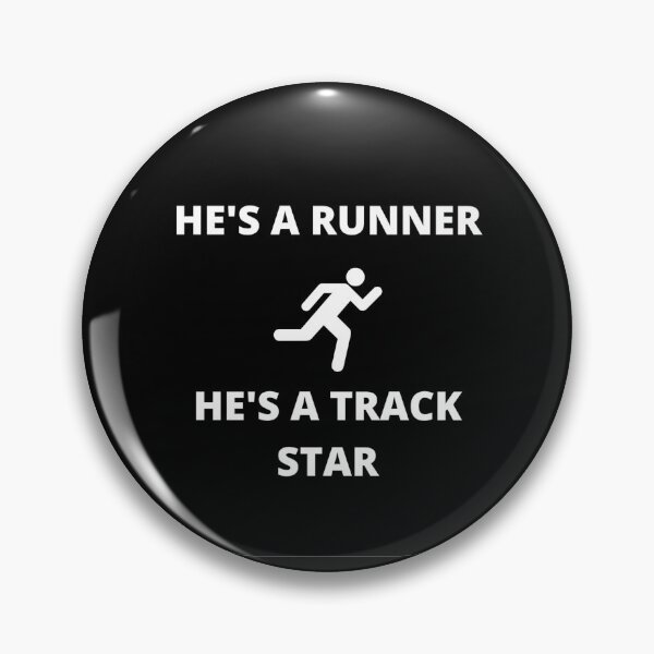 Item preview, He's A Runner He's A Trackstar designed and sold by AwsomeFashions.
