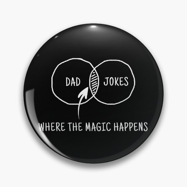 Item preview, Dad Jokes Where The Magic Happens designed and sold by ElsieUnderwood.