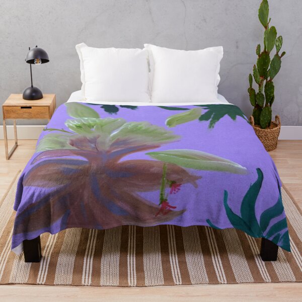 Item preview, Bromelia Flores tropicales Pintura al óleo pintada a mano Pintura enmarcada Lámina artística designed and sold by UncleStuScience.