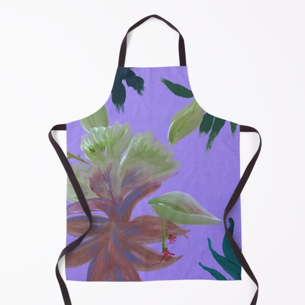 Artikelvorschau, Bromelie tropische Blumen handgemalte Ölfarbe Gemälde gerahmte Kunstdruck entworfen und verkauft von UncleStuScience.