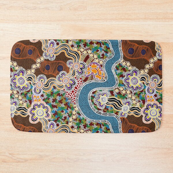 Item preview, Authentic Aboriginal Art - Big River designed and sold by HogarthArts.