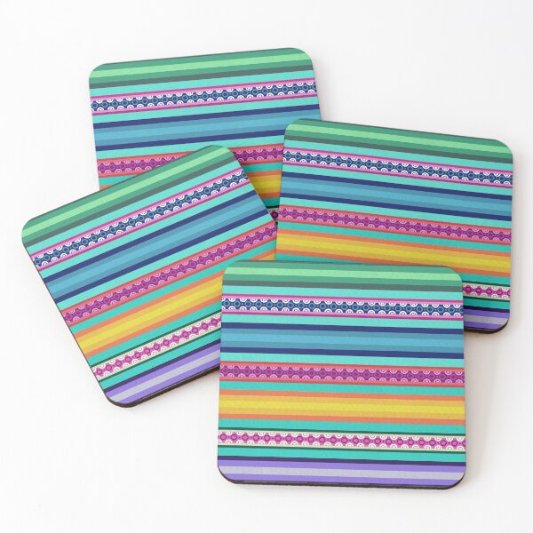 Item preview, Peruvian fabric blue designed and sold by Wawamarket.
