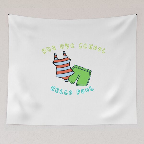 Item preview, Bye bye school Hello pool designed and sold by Unique-on.