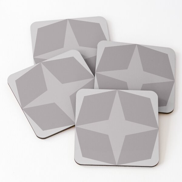 Item preview, Geometric Pattern: Diamond Star: Platinum designed and sold by Red Wolf.