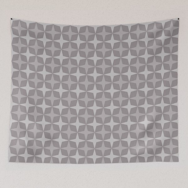 Item preview, Geometric Pattern: Diamond Star: Platinum designed and sold by Red Wolf.