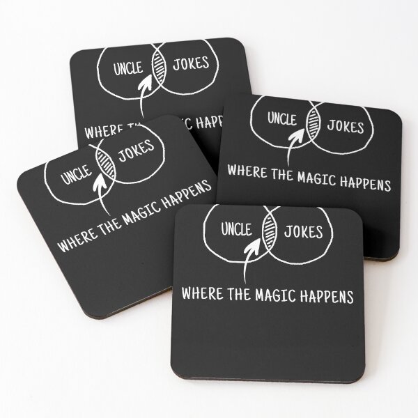 Item preview, Uncle jokes where the magic happens designed and sold by ElsieUnderwood.