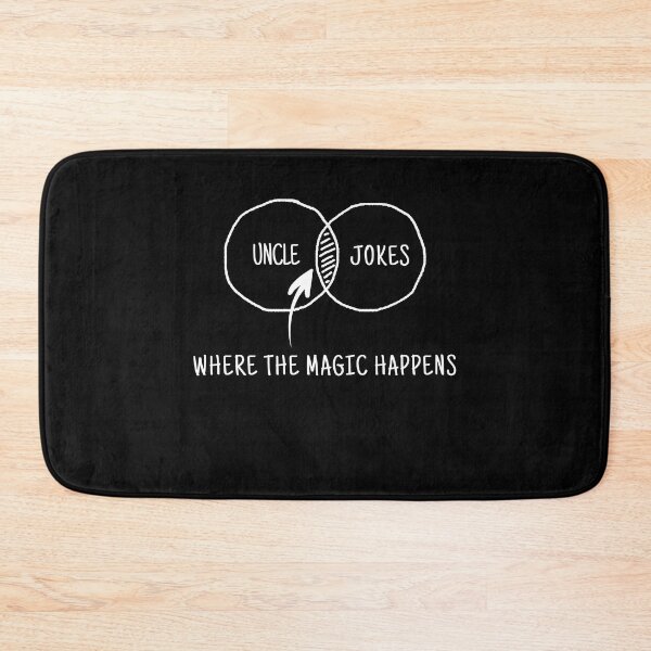 Item preview, Uncle jokes where the magic happens designed and sold by ElsieUnderwood.