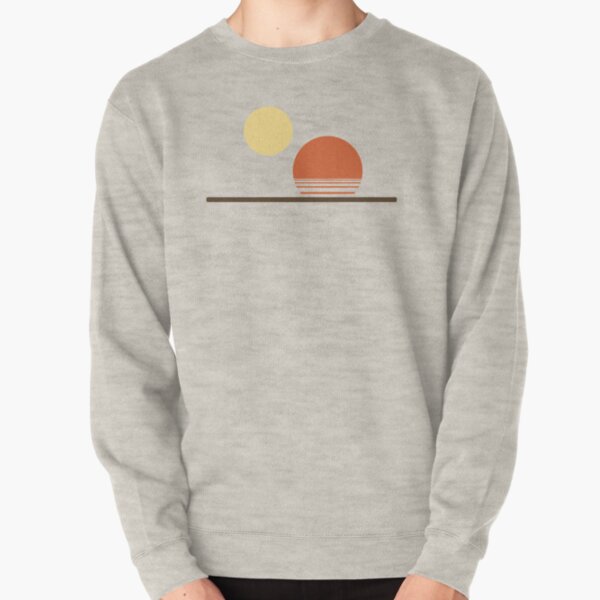 coucher de soleil binaire Sweatshirt épais