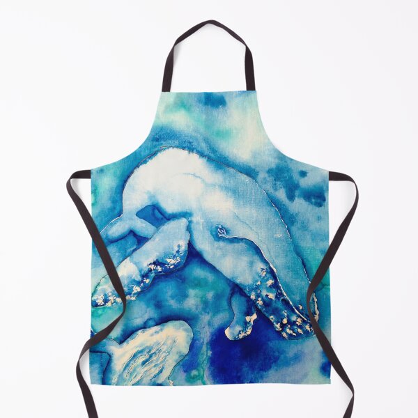 Item preview, Inky Blue Whales designed and sold by Saltyartmia.