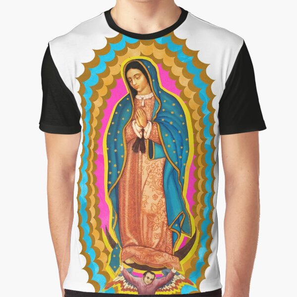 La Virgen De Guadalupe Mother Mary Madre de Dios Greeting Card by vagonart