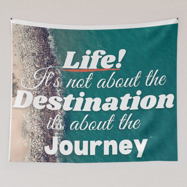 Item preview, Life! It's Not About the Destination Its About The Journey with Beach designed and sold by LifeProApperal.