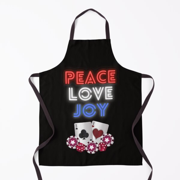 Item preview, Poker Peace Love Joy designed and sold by SloganExpress.