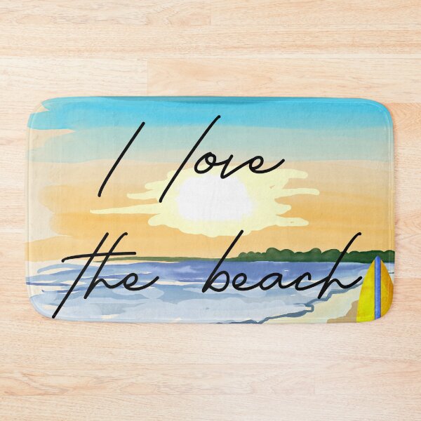 Item preview, I LOVE THE BEACH  designed and sold by Artistree.
