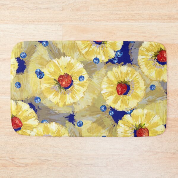 Item preview, Pineapples n Berries | Deep Blue designed and sold by L Diane Johnson.