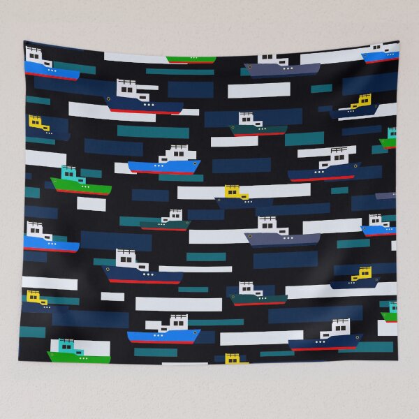 Item preview, Ships Pattern  designed and sold by MarcSabuncu.