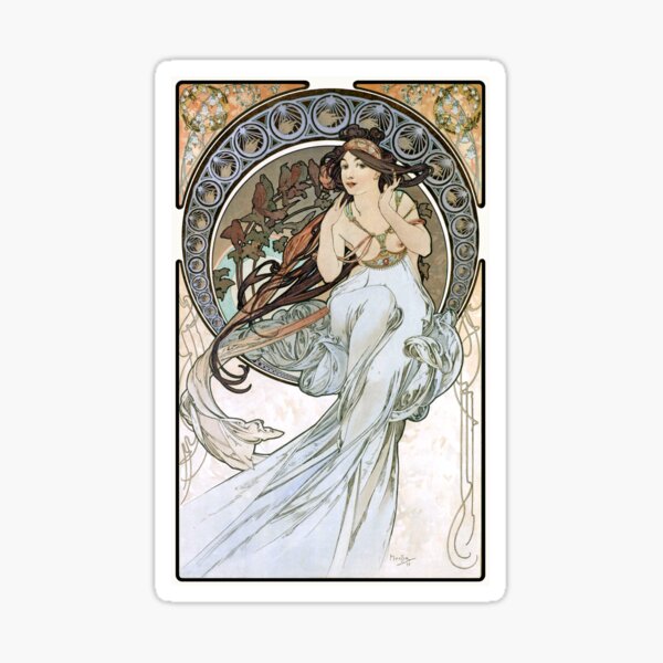 Artikel-Vorschau von Die Künste: Musik Alphonse Mucha, designt und verkauft von RedCapeTales.